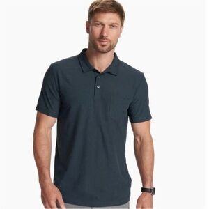 Vuori Ace Men's Polo Shirt Size XXL Charcoal New Eco -Friendly